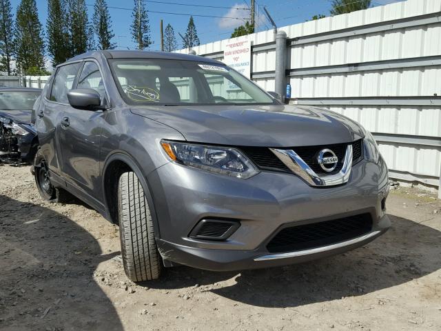 JN8AT2MT9GW007634 - 2016 NISSAN ROGUE S GRAY photo 1