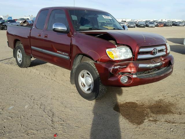 5TBRT34146S481159 - 2006 TOYOTA TUNDRA ACC RED photo 1