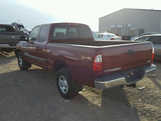 5TBRT34146S481159 - 2006 TOYOTA TUNDRA ACC RED photo 3