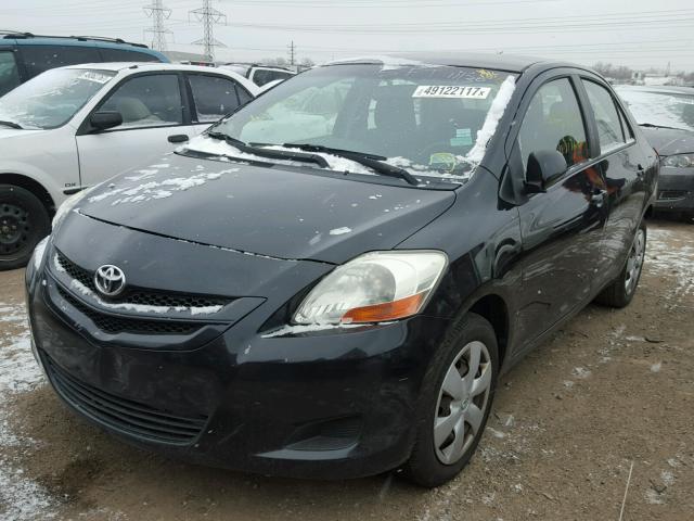 JTDBT923471078135 - 2007 TOYOTA YARIS BLACK photo 2