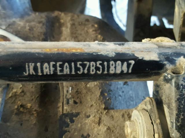 JK1AFEA157B518847 - 2007 KAWASAKI KAF400 A GREEN photo 10