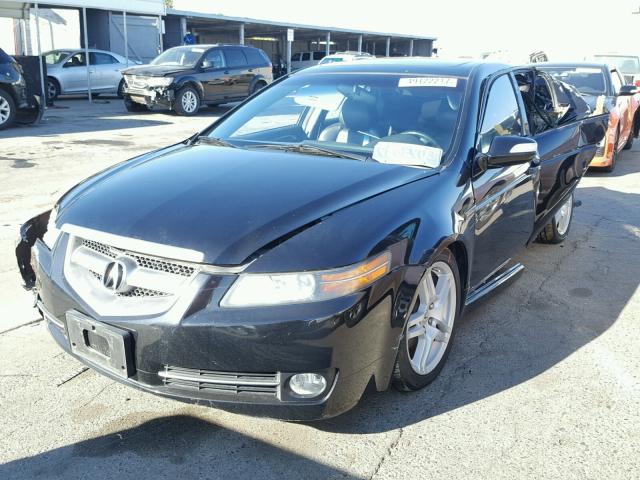 19UUA66268A021789 - 2008 ACURA TL BLACK photo 2