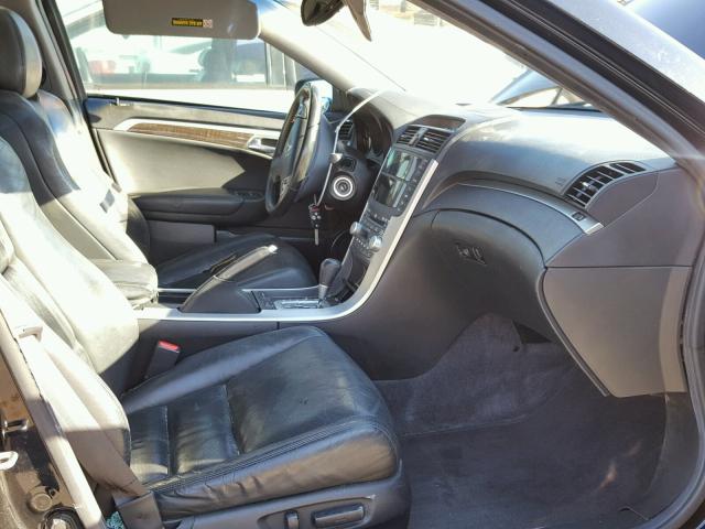 19UUA66268A021789 - 2008 ACURA TL BLACK photo 5