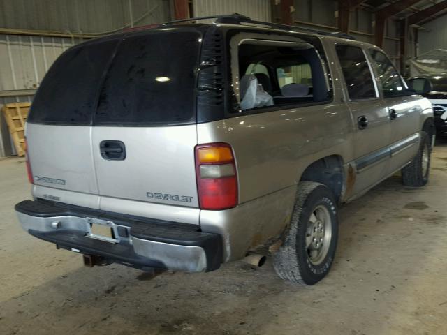 3GNFK16T21G160767 - 2001 CHEVROLET SUBURBAN K BROWN photo 4