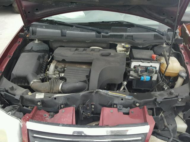 1G8AG52F15Z126590 - 2005 SATURN ION LEVEL RED photo 7