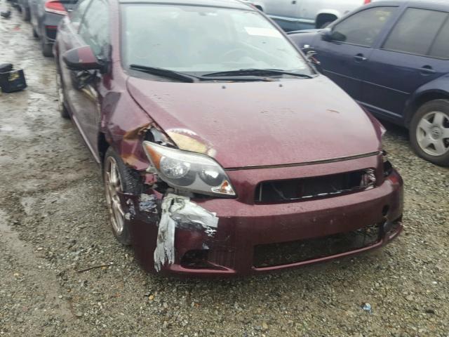 JTKDE177750041785 - 2005 TOYOTA SCION TC BURGUNDY photo 9