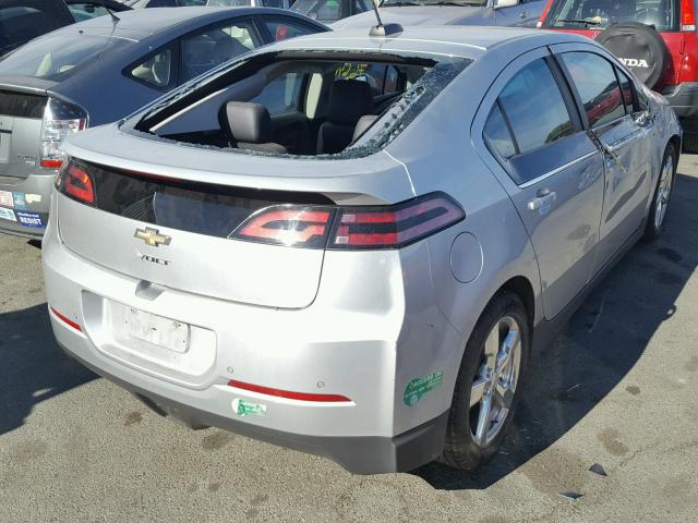 1G1RD6E45FU125712 - 2015 CHEVROLET VOLT SILVER photo 4