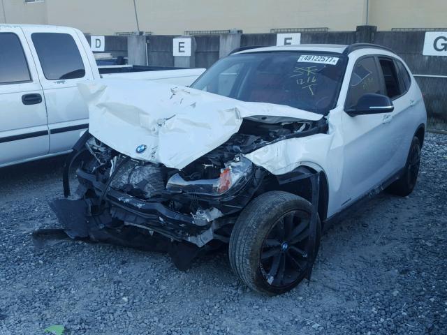 WBAVM1C59FV316156 - 2015 BMW X1 SDRIVE2 WHITE photo 2