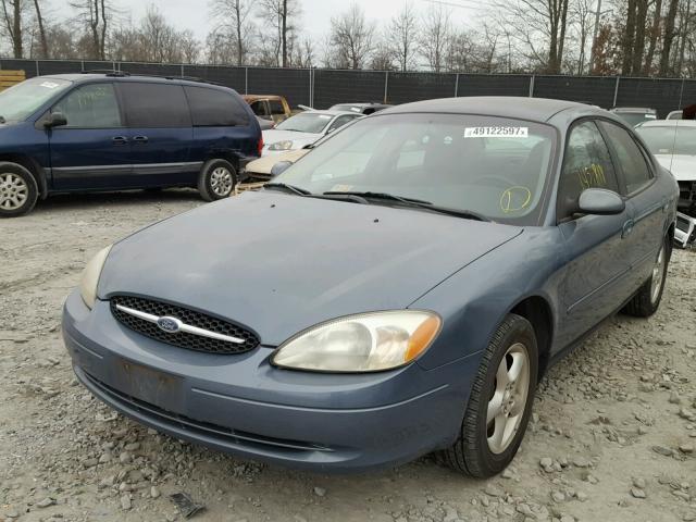 1FAFP55U91G269630 - 2001 FORD TAURUS SES BLUE photo 2