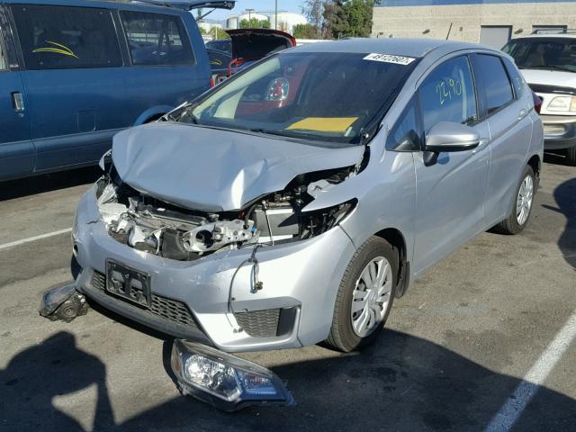 JHMGK5H52GX040702 - 2016 HONDA FIT LX SILVER photo 2