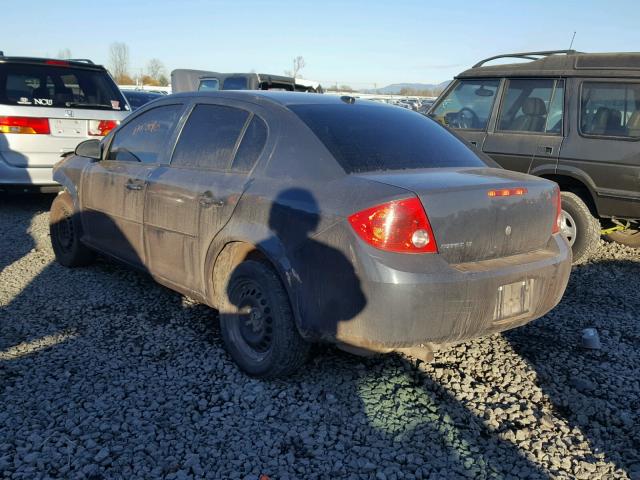 1G1AT58H597201344 - 2009 CHEVROLET COBALT LT GRAY photo 3