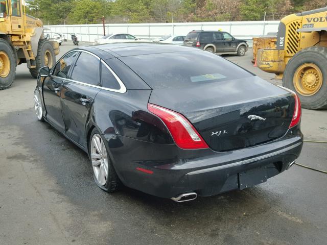 SAJWA2GB4BLV16603 - 2011 JAGUAR XJL BASE BLACK photo 3