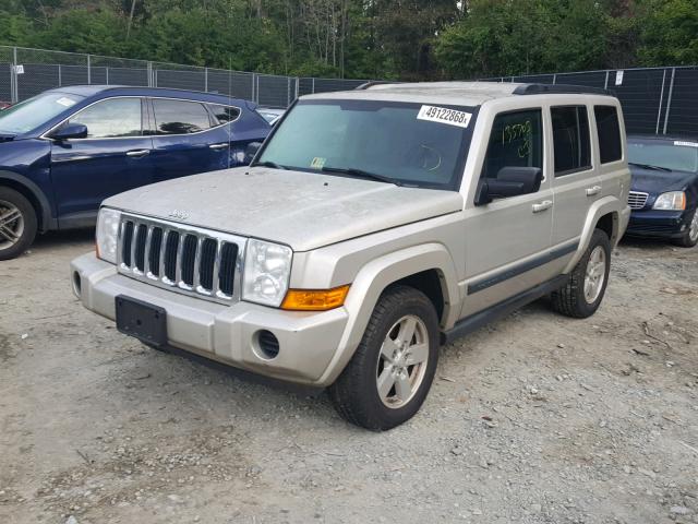 1J8HG48KX8C140667 - 2008 JEEP COMMANDER Qəhvəyi foto 2