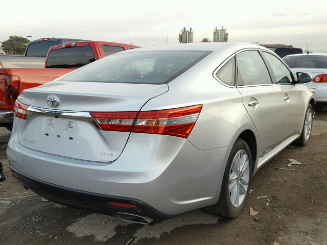 4T1BK1EB7DU062864 - 2013 TOYOTA AVALON BAS SILVER photo 4