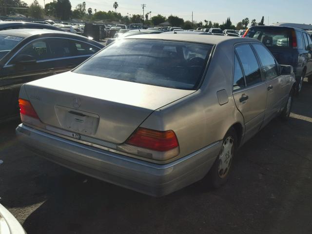 WDBGA32E5SA253459 - 1995 MERCEDES-BENZ S 320W BEIGE photo 4