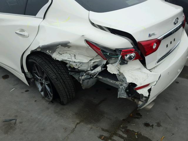 JN1BV7AP8FM346560 - 2015 INFINITI Q50 BASE Білий фото 9