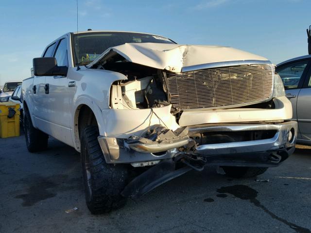 1FTPW14597FB73242 - 2007 FORD F150 SUPER WHITE photo 1