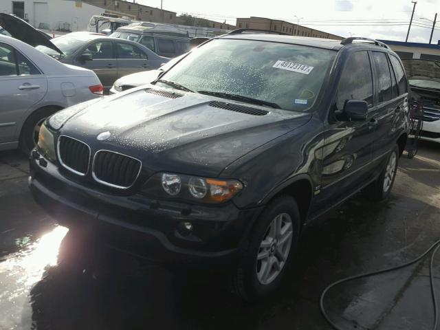 5UXFA13506LY37826 - 2006 BMW X5 3.0I BLACK photo 2