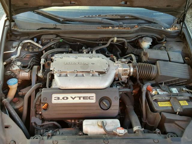 1HGCM66504A015042 - 2004 HONDA ACCORD EX GRAY photo 7