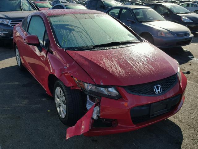 2HGFG3B5XCH527898 - 2012 HONDA CIVIC LX RED photo 1