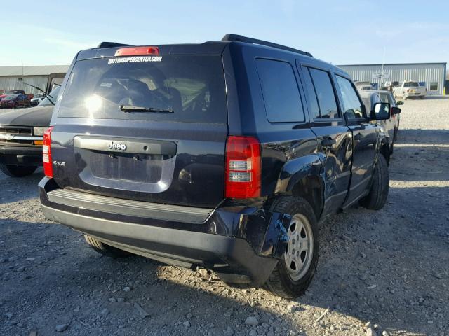 1J4NF1GB0BD145482 - 2011 JEEP PATRIOT SP BLACK photo 4