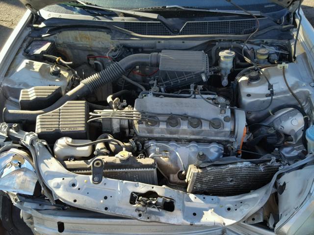 1HGEJ6120TL051766 - 1996 HONDA CIVIC DX SILVER photo 7