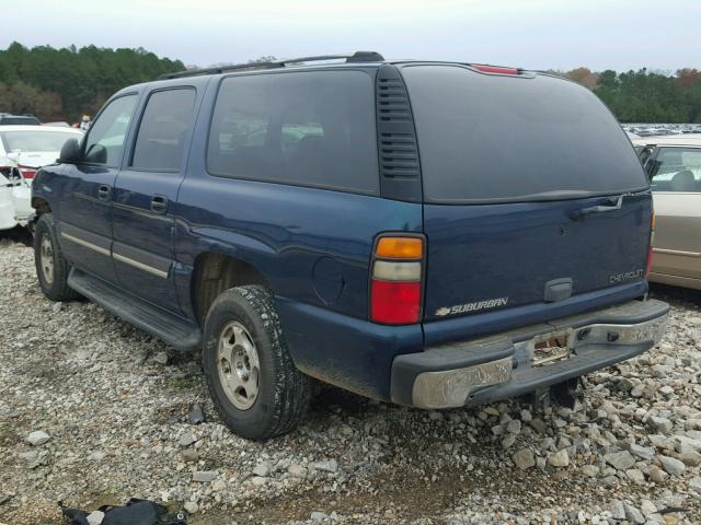 3GNEC16Z75G145460 - 2005 CHEVROLET SUBURBAN C BLUE photo 3