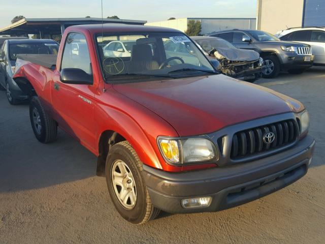 5TENL42N43Z260113 - 2003 TOYOTA TACOMA RED photo 1