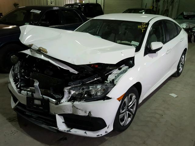 19XFC2F51GE237050 - 2016 HONDA CIVIC LX WHITE photo 2