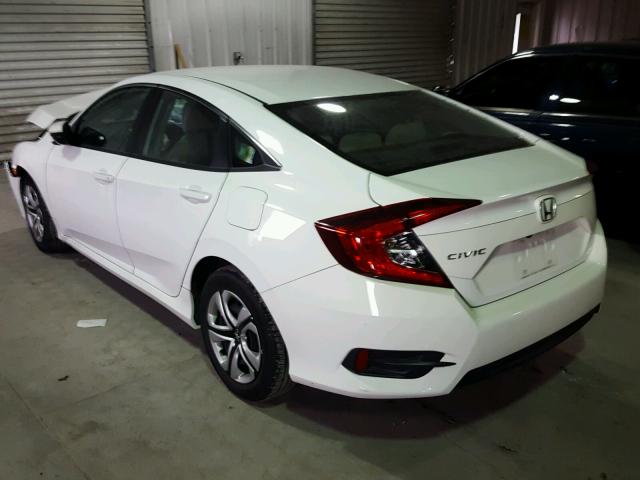 19XFC2F51GE237050 - 2016 HONDA CIVIC LX WHITE photo 3