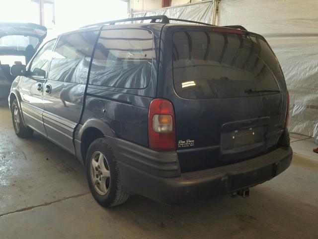 1GMDX03E21D188367 - 2001 PONTIAC MONTANA BLUE photo 3