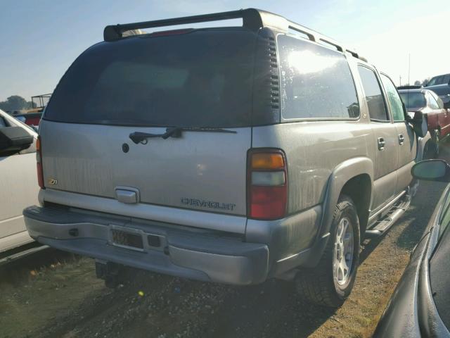 3GNFK16T53G135204 - 2003 CHEVROLET SUBURBAN K SILVER photo 4