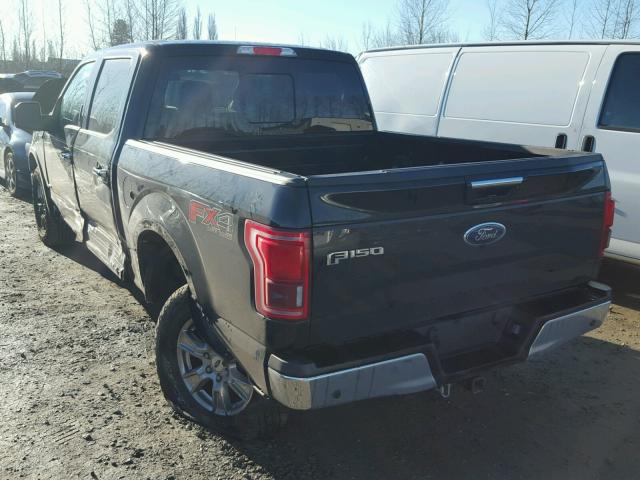 1FTEW1EG5GKD96165 - 2016 FORD F150 SUPER BLACK photo 3