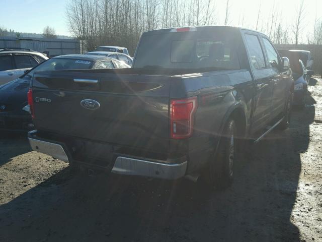 1FTEW1EG5GKD96165 - 2016 FORD F150 SUPER BLACK photo 4