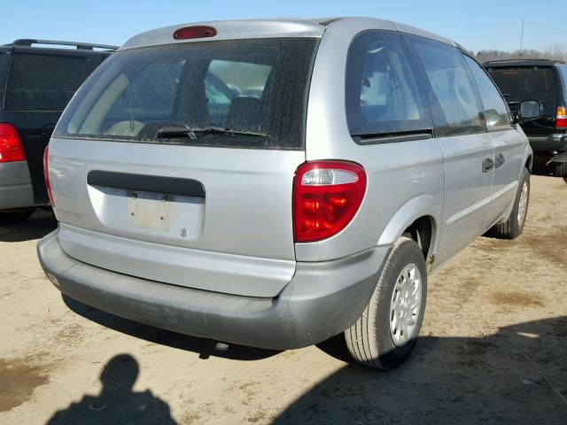 1C4GJ25381B275793 - 2001 CHRYSLER VOYAGER SILVER photo 4