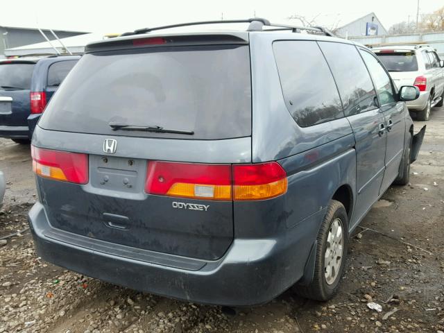 5FNRL18933B107542 - 2003 HONDA ODYSSEY EX GRAY photo 4