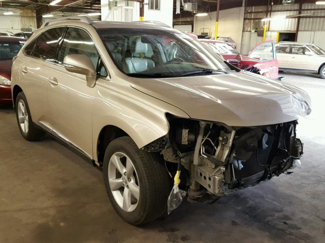 2T2ZK1BA4EC134922 - 2014 LEXUS RX 350 GOLD photo 1