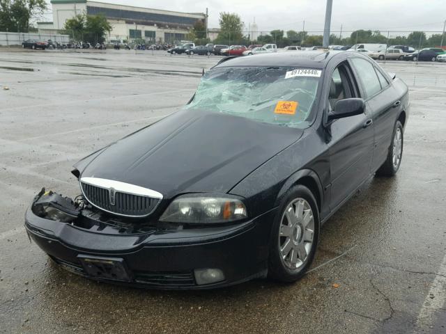 1LNHM87A15Y647824 - 2005 LINCOLN LS BLACK photo 2