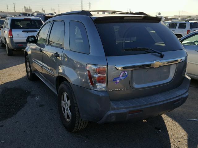 2CNDL13F256115756 - 2005 CHEVROLET EQUINOX LS GRAY photo 3