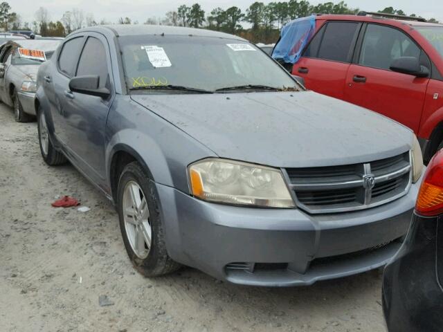 1B3LC56KX8N159313 - 2008 DODGE AVENGER SX GRAY photo 1