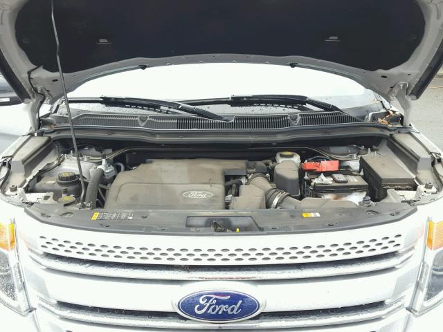 1FM5K8D84FGA99836 - 2015 FORD EXPLORER X GRAY photo 7