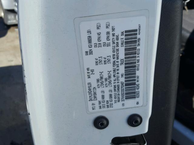 3D7KA26D33G793487 - 2003 DODGE RAM 2500 S თეთრი ფოტო 10