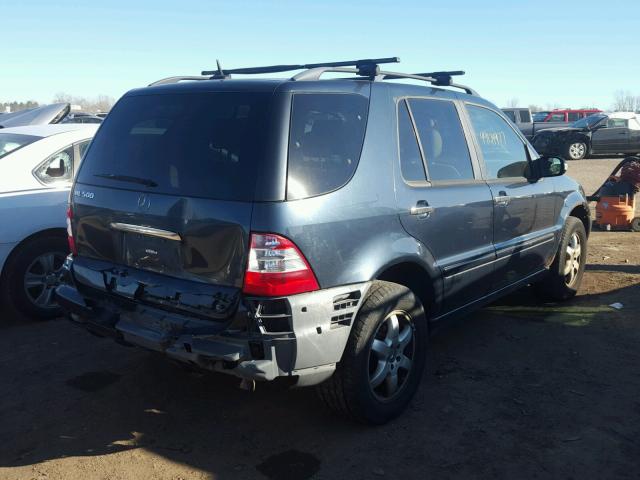 4JGAB75E82A350061 - 2002 MERCEDES-BENZ ML 500 BLACK photo 4