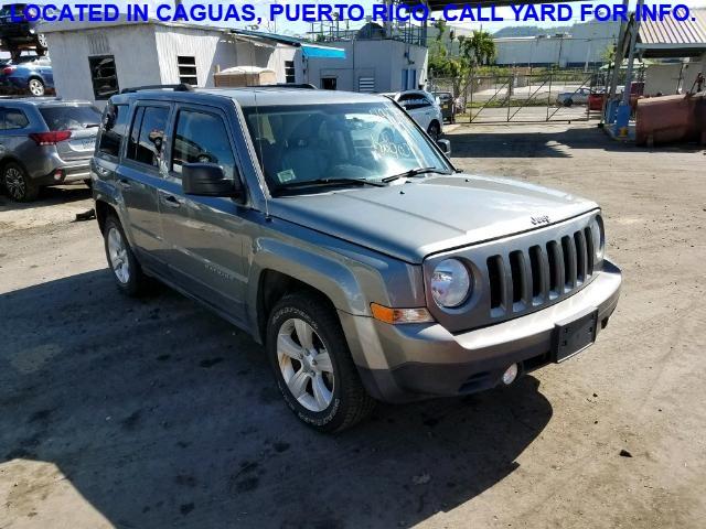 1C4NJPBBXDD108814 - 2013 JEEP PATRIOT SP GRAY photo 1