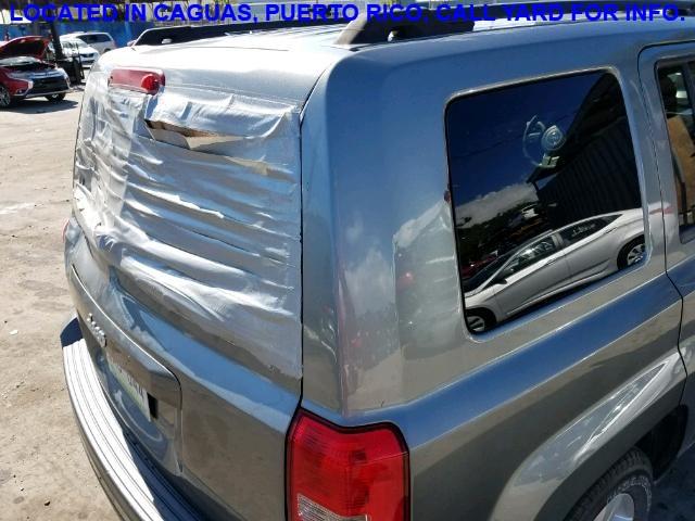 1C4NJPBBXDD108814 - 2013 JEEP PATRIOT SP GRAY photo 9