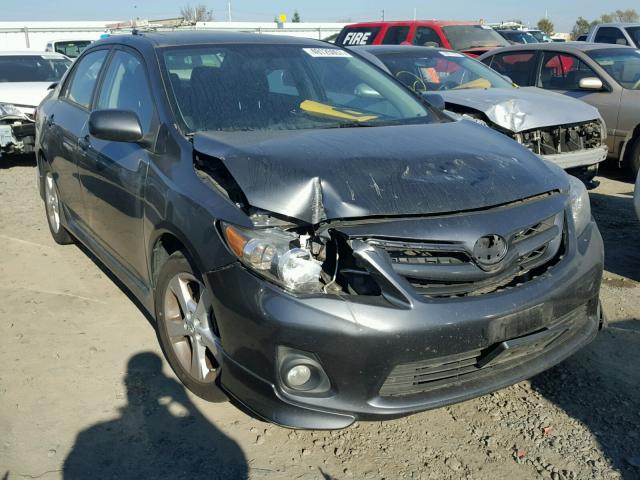 2T1BU4EE2CC916052 - 2012 TOYOTA COROLLA BA GRAY photo 1