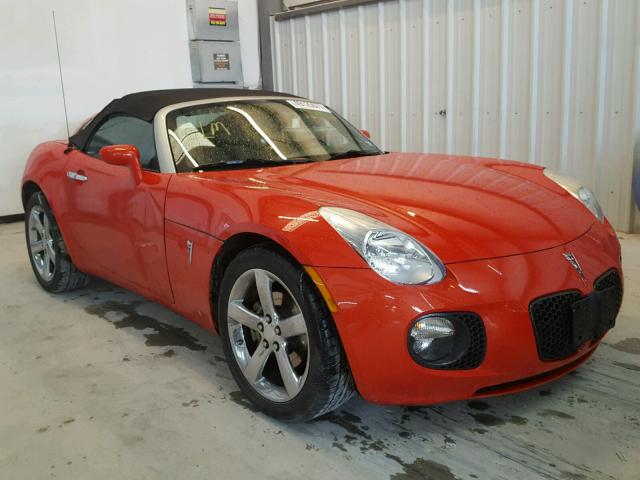 1G2MG35X68Y123761 - 2008 PONTIAC SOLSTICE G RED photo 1