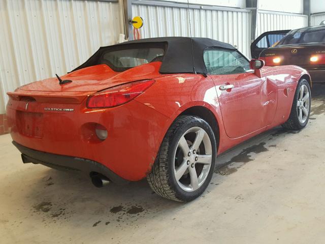 1G2MG35X68Y123761 - 2008 PONTIAC SOLSTICE G RED photo 4