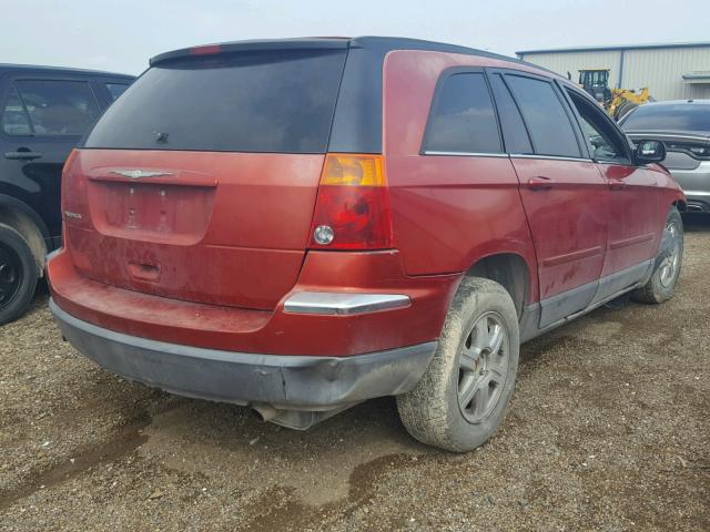 2C4GM68455R654437 - 2005 CHRYSLER PACIFICA T MAROON photo 4