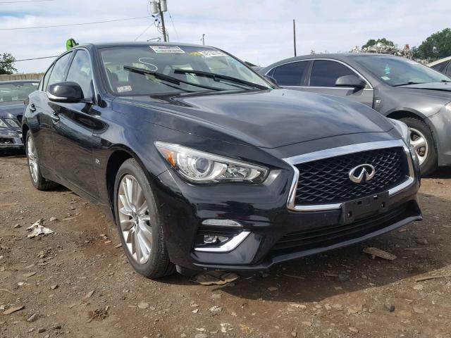 JN1EV7AR9JM442768 - 2018 INFINITI Q50 LUXE BLACK photo 9